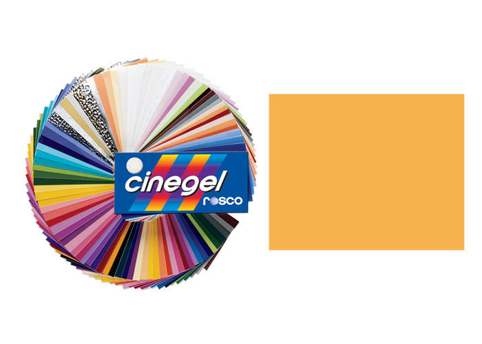 Rosco Cinegel #3441 Cinegel Sheet, 20"x24", 3441 Full Straw CTS