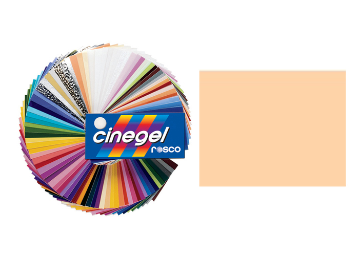 Rosco Cinegel #3442 Cinegel Sheet, 20"x24", 3442 Half Straw 1/2 CTS