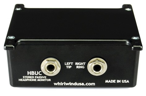 Whirlwind HBUC Mountable Headphone Volume Controller Box