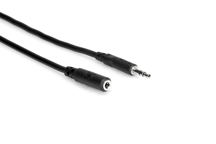 Hosa MHE-105 5' 3.5mm TRSF To 3.5mm TRS Headphone Extension Cable