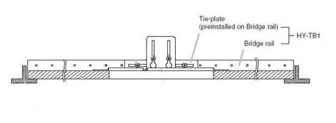 TOA HY-TB1 Speaker Tile Bridge Rails For F-122C, F-2322C, F-2352C, Or F-2852C