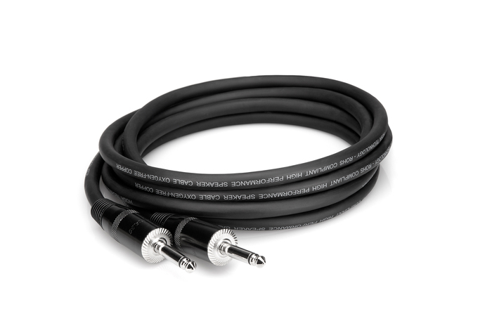 Hosa SKJ-410 10' Pro Series 1/4" TS To 1/4" TS Speaker Cable