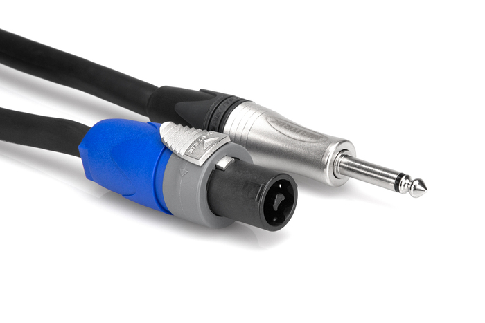 Hosa SKT-205Q 5' Edge Series Speakon To 1/4" TS Speaker Cable