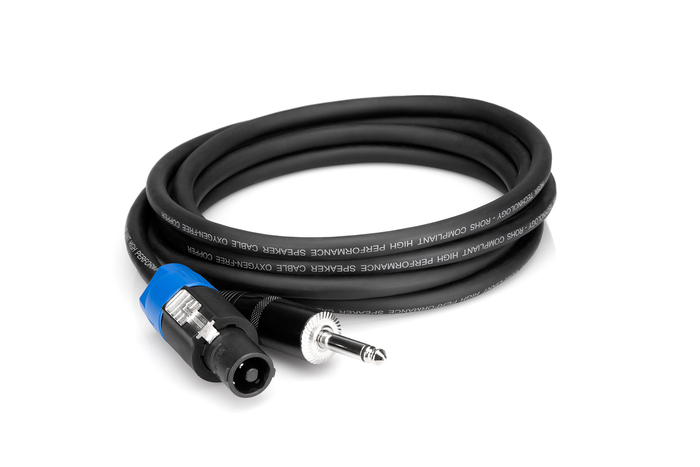 Hosa SKT-405Q 5' Pro Series Speakon To 1/4" TS Speaker Cable