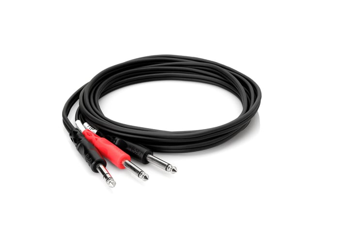 Hosa STP-204 13.1' 1/4" TRS To Dual 1/4" TS Insert Cable