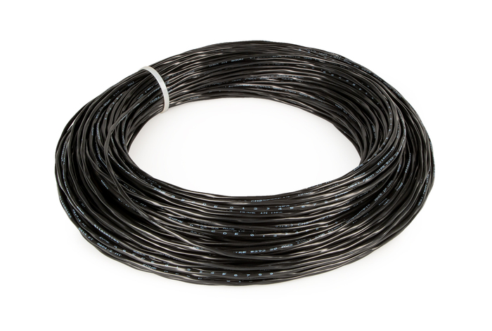 West Penn 292-250-WEST-PENN 250' 2-Conductor 20AWG Stranded Shielded Audio Cable, Gray