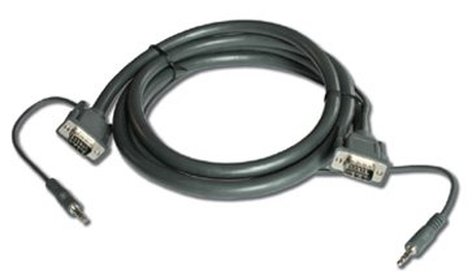 Kramer C-GMA/GMA-75 Molded 15-pin HD Plus Audio (Male-Male) Cable (75')
