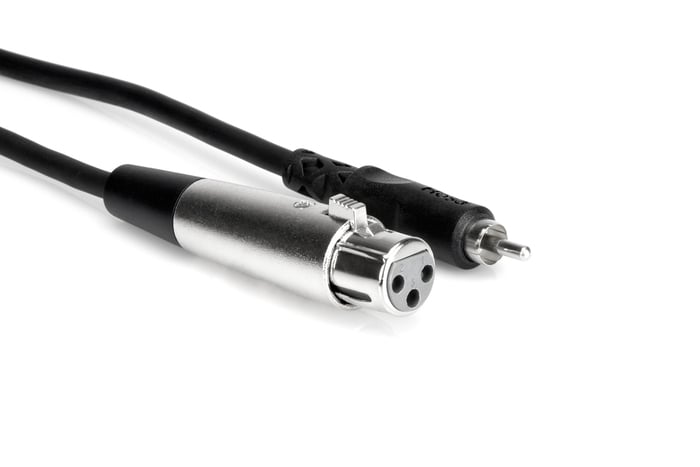 Hosa XRF-103 3' XLRF To RCA Audio Cable