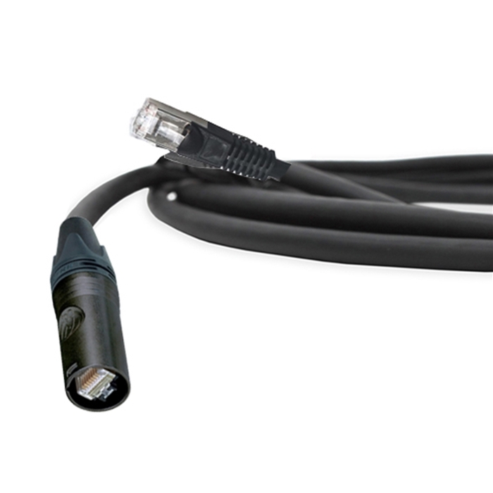 Pro Co DURASHIELD-100NXB45 100' CAT6A Shielded Cable With EtherCon-RJ45 Connectors