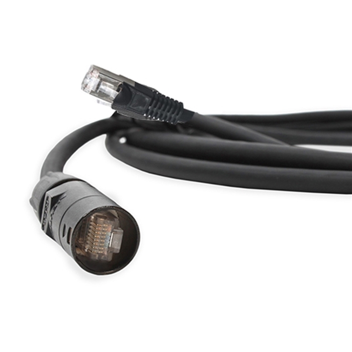 Pro Co DURASHIELD-150NB45 150' CAT6A Shielded Cable With EtherCon-RJ45 Connectors