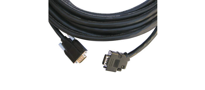 Kramer CP-GM/GM/XL-35 15-pin HD To 15-pin HD Plenum Cable With A 45 Degree Side-Angled Connector (35')