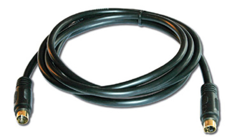 Kramer C-SM/SM-10 Molded 4-Pin S-Video (Male-Male) Cable (10')