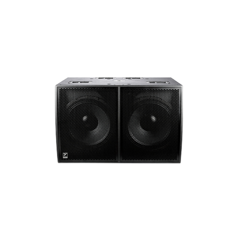 Yorkville SA221S 2x21" Synergy Series Powered Subwoofer, 6000W