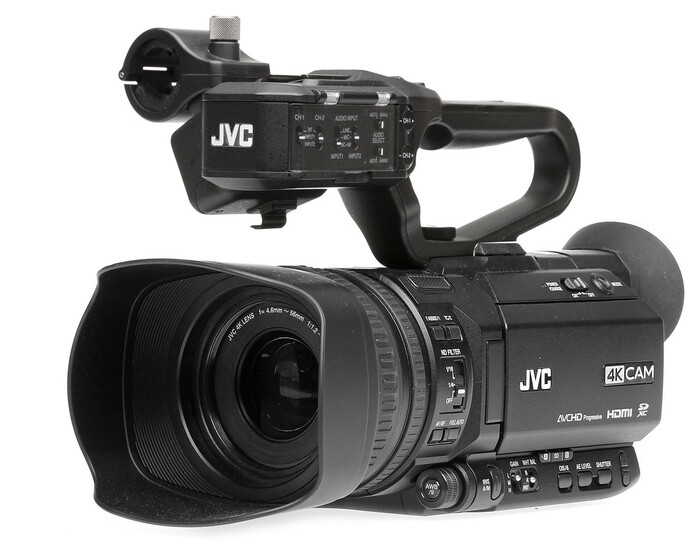 JVC GY-HM250SP 4K UHD Streaming Camcorder With HD Sports Overlays