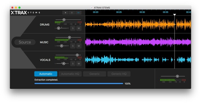 Audionamix XTRAX-STEMS1YEAR Multi-track Separation Software, 1 Year License [download]