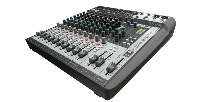 Soundcraft Signature 12MTK 12-Channel Compact Analog Mixer With Multi-Track USB Interface And Effects