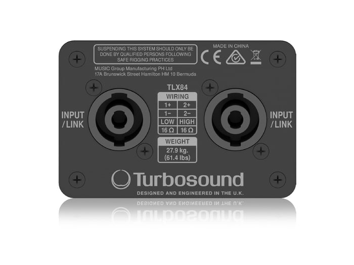 Turbosound LIVERPOOL TLX84 Dual 8" 450W 2-Way Portable/Install Line Array Element