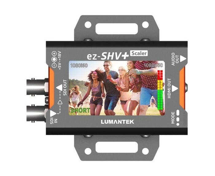 Lumantek EZ-SHV+ SDI To HDMI Converter With Display And Scaler