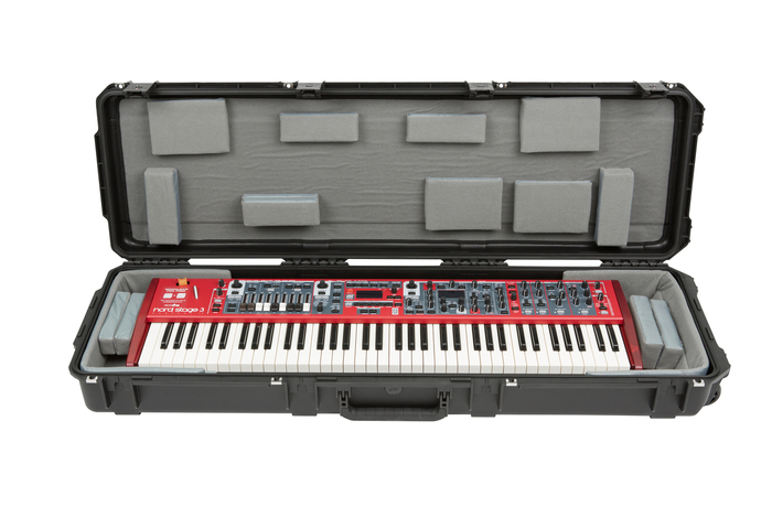 SKB 3i-5014-TKBD Waterproof 76-Key Narrow Keyboard Case With Think Tank Interior