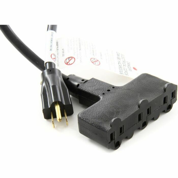 Pro Co E143-12PB 12' Extension Cord With 14AWG, 3C And 3-Outlet Power Block