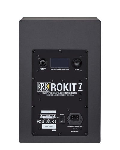 KRK RP7G4-NA-WHITE 7" Studio Monitor, G4, White Noise