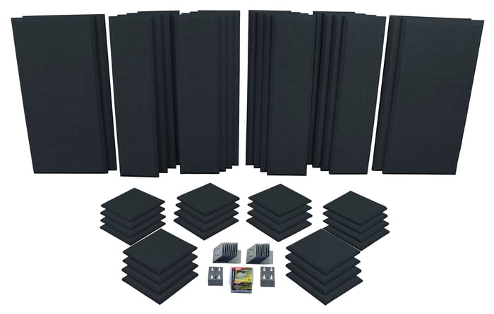 Primacoustic LONDON-16 Broadway Acoustical Panels Room Kit With 6 Broadway Panels, 12 Control Columns, 24 Scatter Blocks