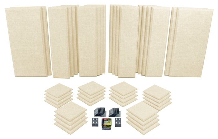 Primacoustic LONDON-16 Broadway Acoustical Panels Room Kit With 6 Broadway Panels, 12 Control Columns, 24 Scatter Blocks