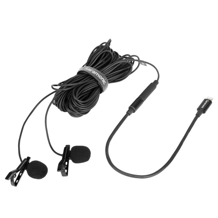 Saramonic LAVMICROU1C Dual Omnidirectional Lav Mic With 6m Cable For IOS Devices