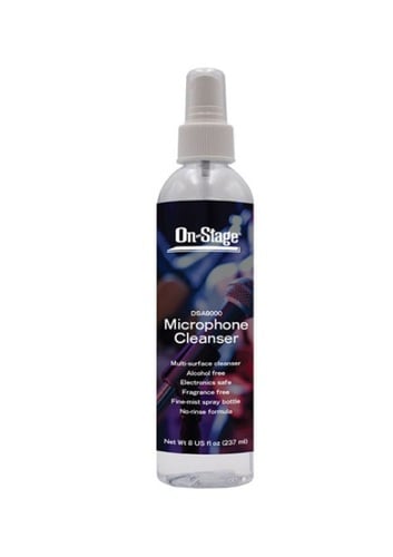On-Stage DSA8000-CLEANER Microphone Cleanser (8oz)