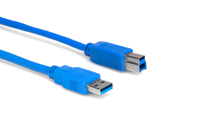 Hosa USB-306AB 6' Type A To Type B SuperSpeed USB 3.0 Cable