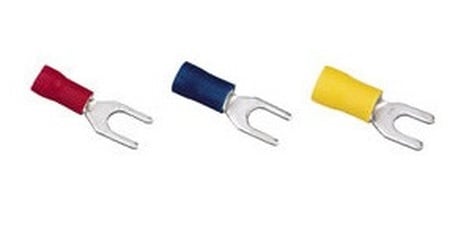 Ideal 83-7151 25-Pack Of Vinyl Insulated Terminal Spades
