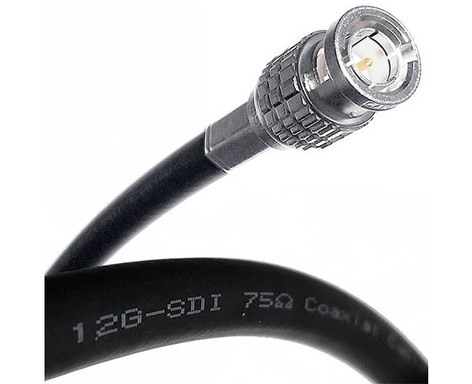 Canare 12G-SDI-010 12G-SDI 4K/UHD Low Loss Digital Video Coaxial Cable, 10ft