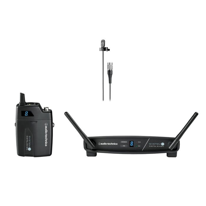 Audio-Technica ATW-1101/L System 10 Stack-mount 2.4 GHz Wireless System With MT830cW Lavalier Mic