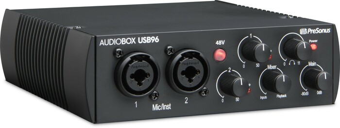 PreSonus AudioBox 96 25th Anniv Studio Bundle USB Audio Interface With Studio One Artist, Microphone, And Headphones
