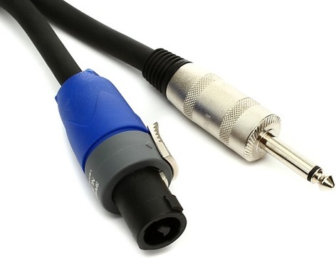 Pro Co S12NQ-10 10' Speakon To 1/4" TS Speaker Cable