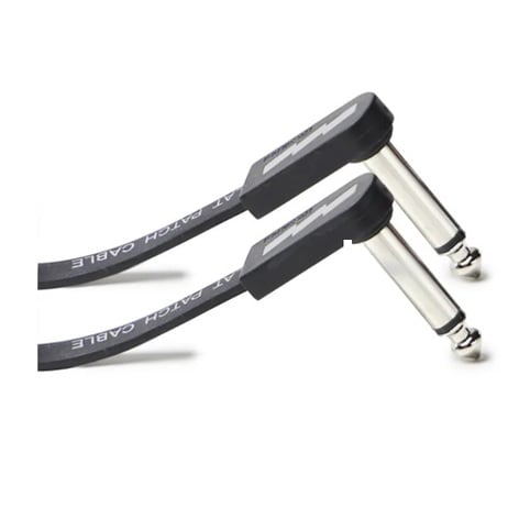 EBS PCF-DL18 Deluxe Flat Patch Cable For Guitar Pedals, 18 Cm