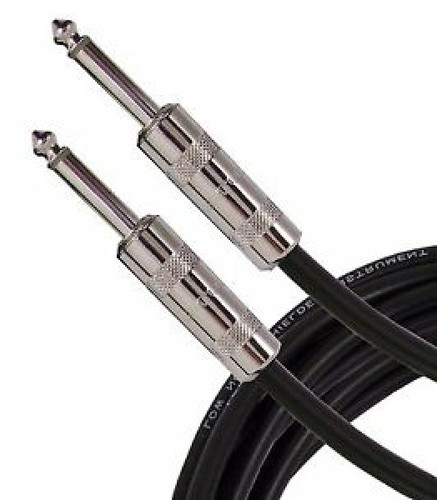 Pro Co SEG-15 15' 1/4" TS-M To 1/4" TS-M Instrument Cable, Black