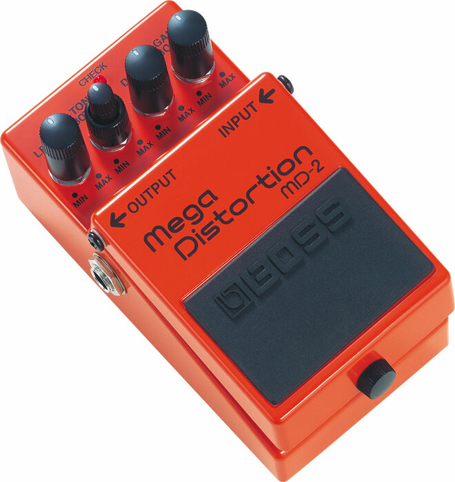 Boss MD-2 Mega Distortion Pedal For Electric Guitar