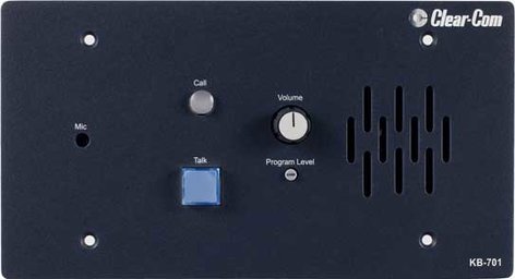 Clear-Com KB-701 Remote Speaker Station, Single Channel KB701