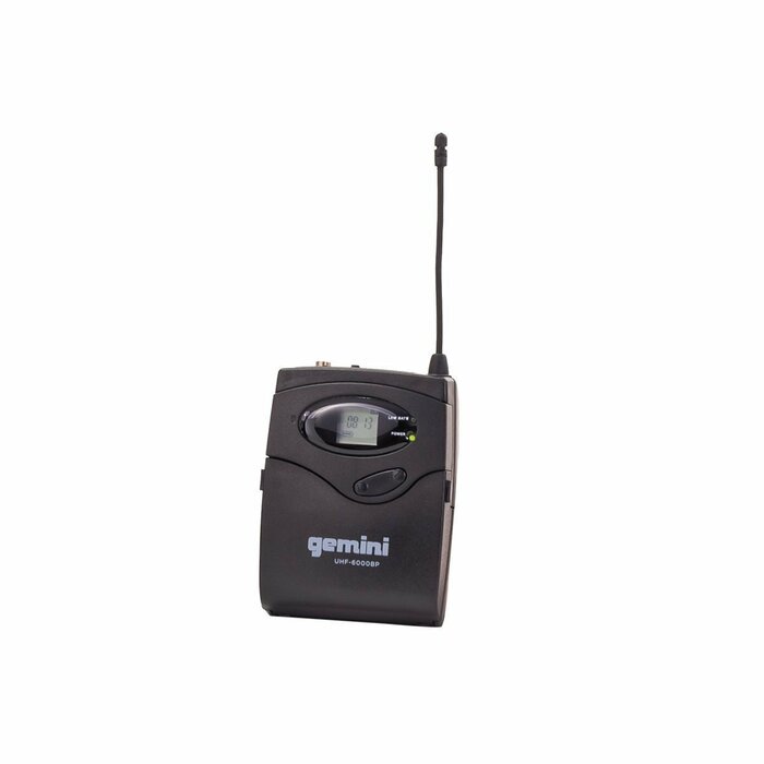 Gemini UHF-6100HL Single Channel Wireless UHF PLL System - Headset/Lavalier