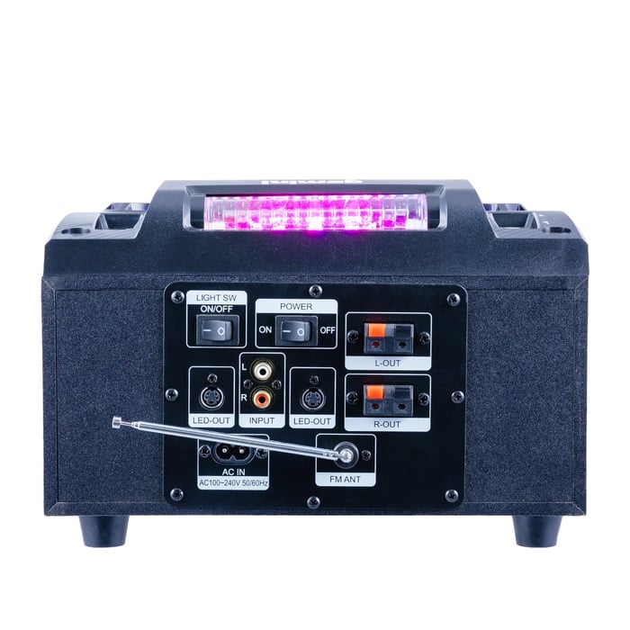 Gemini GSYS-2000 2000W Bluetooth Party Speaker With Dual 8" Woofers