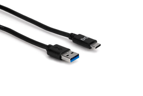 Hosa USB-306CA 6' USB C To USB A, USB 3.0 (5Gbps)