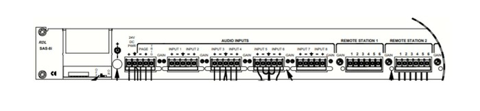 RDL SAS-8i Controller,Audio Input/Output