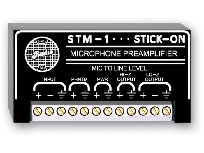 RDL STM1 Mic Preamp, 50dB Gain