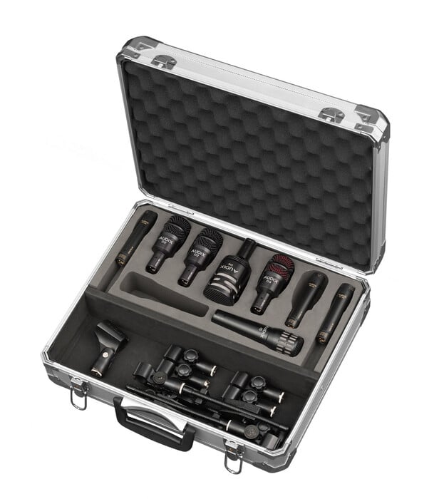 Audix DP Elite 8 Drum Microphone Package With 8 Mics, Case And Accessories