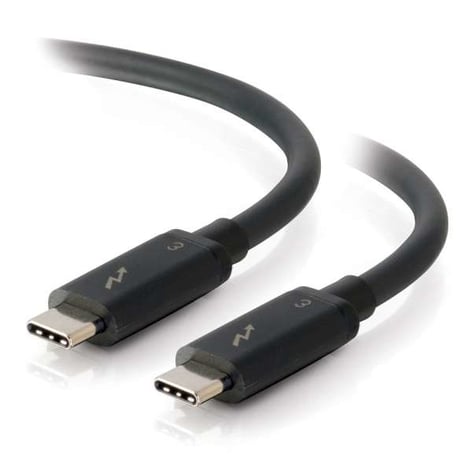 Cables To Go 28842 6' Thunderbolt 3 Cable, 20Gbps, USB-C Male To USB-C Male