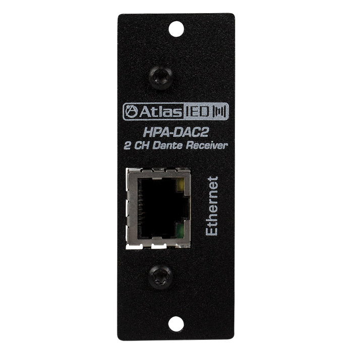 Atlas IED HPADAC2 Dante Accessory Card For HPA Amplifiers