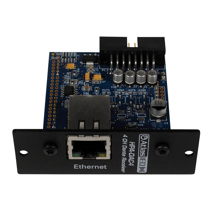 Atlas IED HPA-DAC4 Dante-Enabled Card Module For HPA 4-Channel Power Amplifiers