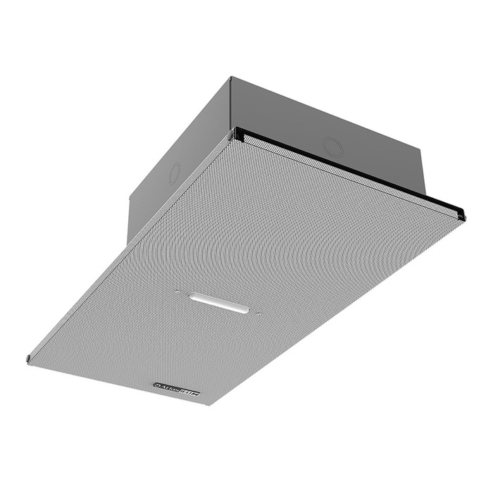 Atlas IED IP-12SYSMF 1' X 2' Drop Tile IP Ceiling Speaker With PoE, Mic And Flash