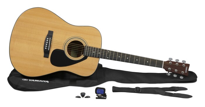 Yamaha GigMaker Deluxe Acoustic Pack Acoustic Guitar, Gig Bag, Tuner, Instructional DVD, Strap, Strings And Picks